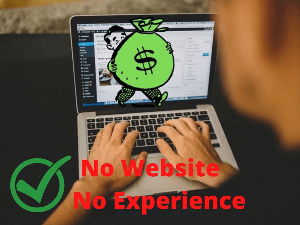 Make money online with no experience and website